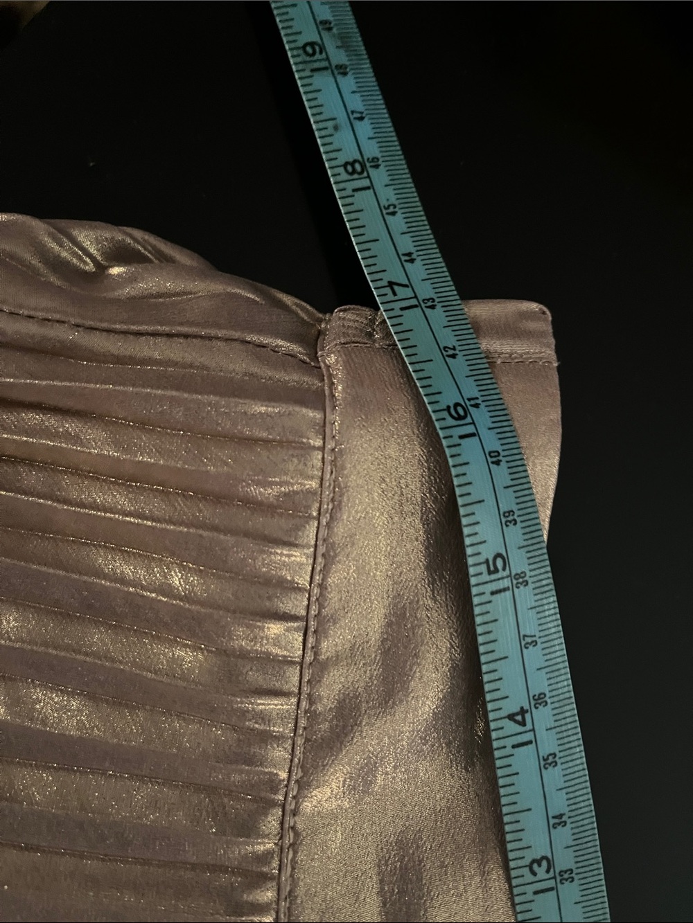 Ever New Metallic Pleated Midi Skirt in Gold - Picture 8 of 10